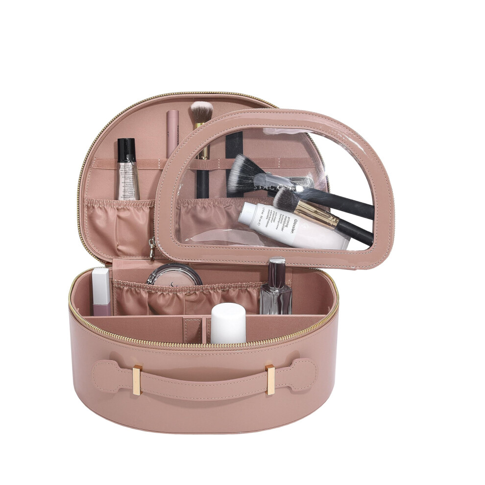 Stackers Patent Copper Rose Vanity Case