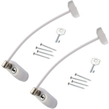 MAX6MUM Security Lockable Baby and Child Window and Door Safe Restrictor in White (2 Pack)