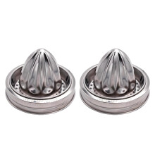 Stainless Steel Juicer Lid for Mason Jars 3.5" 2 pcs