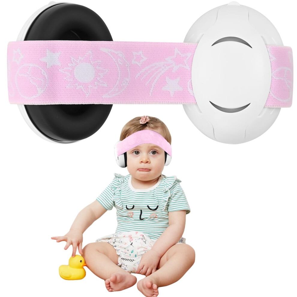 Twirush Baby Ear Defenders, Noise Cancelling Headphones Protectors For 0-18 Months Toddlers Baby