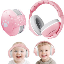SHOCHX 2 in 1 Baby Ear Defender for Babies and Toddlers up to 36 Months, Noise Reduction Earmuffs, Comfortable Infant Headphones for Improves Sleep