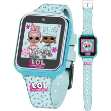 Accutime Kids LOL Surprise Light Blue Educational Touchscreen Smart Watch Toy for Girls, Boys, Toddlers
