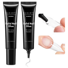 Makartt Nail Glue Extra Strong - Large Capacity Upgraded Hema-Free Strong Semi Solid Nail Glue for Press On Nails