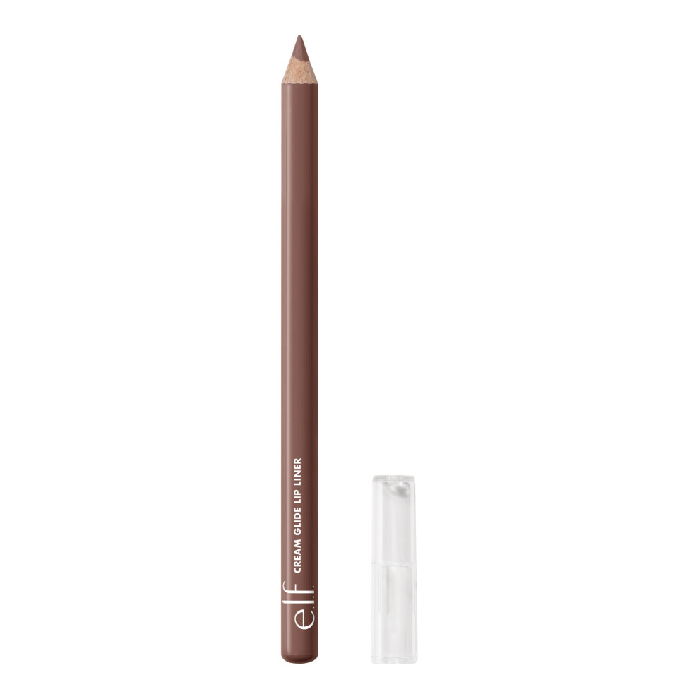 E.l.f. Glide Lip Liner, Highly Pigmented Pencil For Shaping & Sculpting Lips, Semi-Matte Finish, Vegan & Cruelty-Free, Espresso Martini Cream