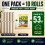 Wallpaper Paste Kit - Includes 10 Roll Adhesive Paste and Wallpaper Kit Containing Smoother, Roller, Hanging Brush, Scraper, Trimmer and Gloves 4