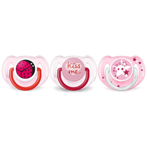 Philips Avent SCF134/30 3 Piece Classic Value Pack, Pink, 6-18 Months