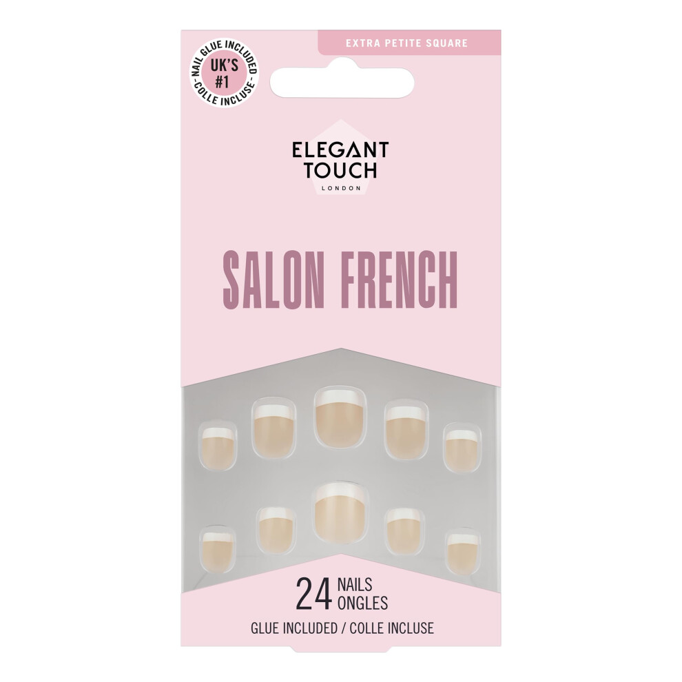 Elegant Touch French Nails 144