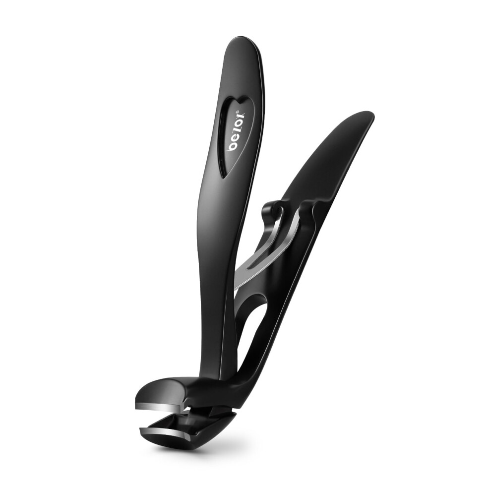 Bezox Angled Head Nail Clippers For Seniors - Ergonomic Toenail Clipper For Thick Nails