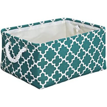 Caja de almacenamiento de tela grande de 41x32x21 cm.