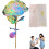 Rosa artificial com folha de ouro LED, 25 cm 1