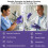 FleXcel Purple Nitrile Gloves (Box of 100) Size Medium - Multipurpose Powder Fre 4