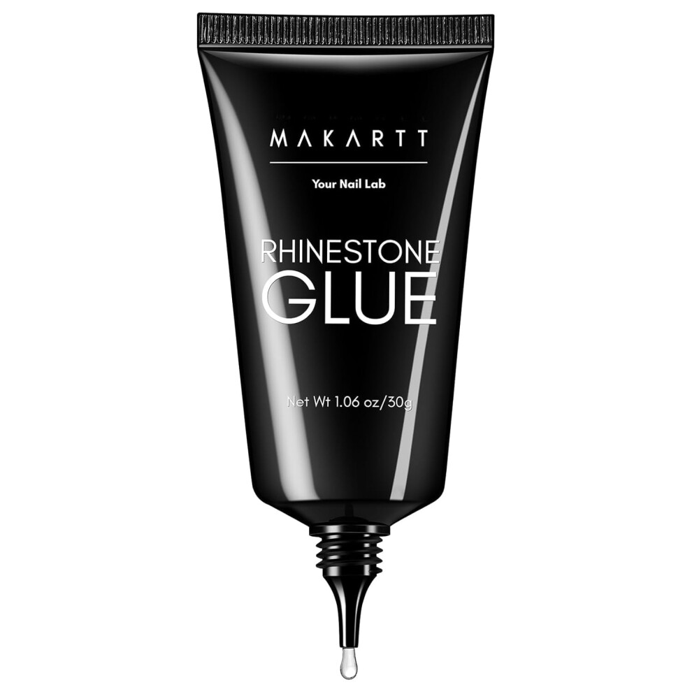 Makartt Nail Art Rhinestone Glue 30G, 3D Nail Gel Sculpting Gel, Super Adhesive Nail Charms Nail Gems
