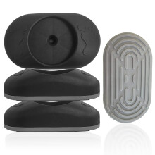 Baby Gate Wall Protector,4 Packs Stair Gate Extension Wall Saver,Black Safety Wall Guard Protector Pads for Pressure Mounted Gate, Door, Babies & Pet
