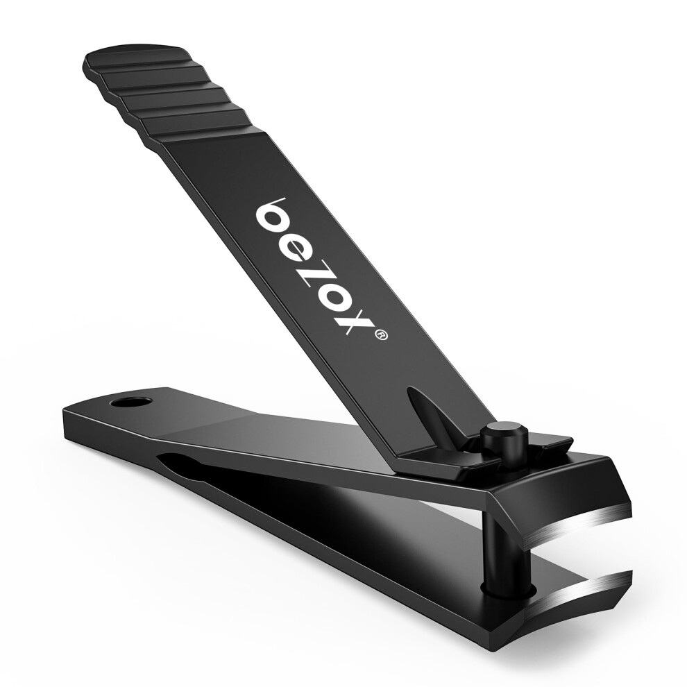Bezox Professional Large Jaw Curved Nail Clippers - Heavy Duty Nail Clippers Fingernail Toenail Clippers Trimmers - Heavy Duty Stainless Steel