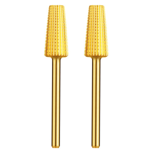 E Files Bits, JCMaster2pcs Nail Drill Bits Set, 3/32" Universal Size, Professional Tungsten Nail Bits for Electric Nail Files