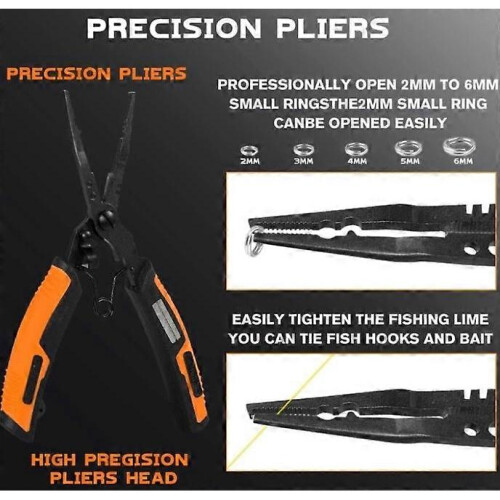 Multifunctional Fishing Pliers,Upgraded Muti-Function Hook Remover and Split 1