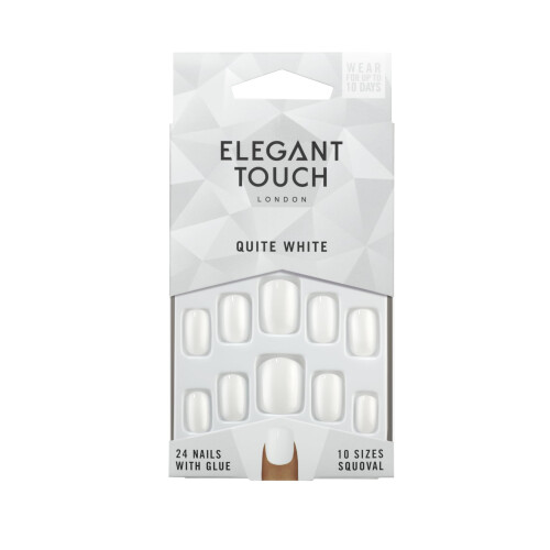 Elegant Touch Elegant Touch Core Colour Nails Quite White