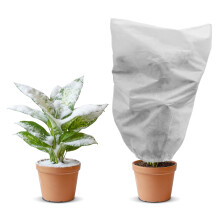 GARDENIX Winter Protection for Plants, 140 x 220 cm, Winter Protection for Pot Plants, 50 g/m² Thick Plant Protection, Winter Bag with Drawstring