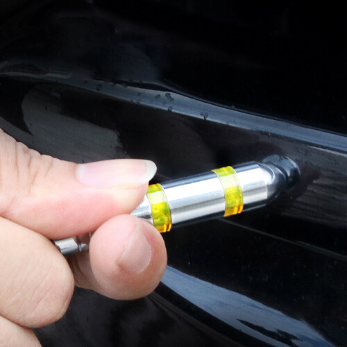 (Black) Static Eliminator Human Static Discharger Car Discharge Static Bar Keychain 2