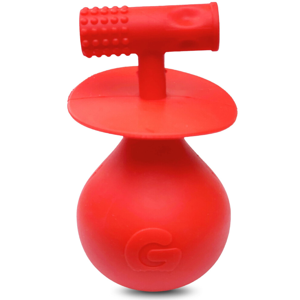 Baby Teething Toy Pain Relief Molar Mallet Teether With A Wobble Rattle Base. Age 12M + Bpa Free. Gel Applicator. Designed For Back Teeth Gummee