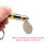 (Red) Static Eliminator Human Static Discharger Car Discharge Static Bar Keychain 7