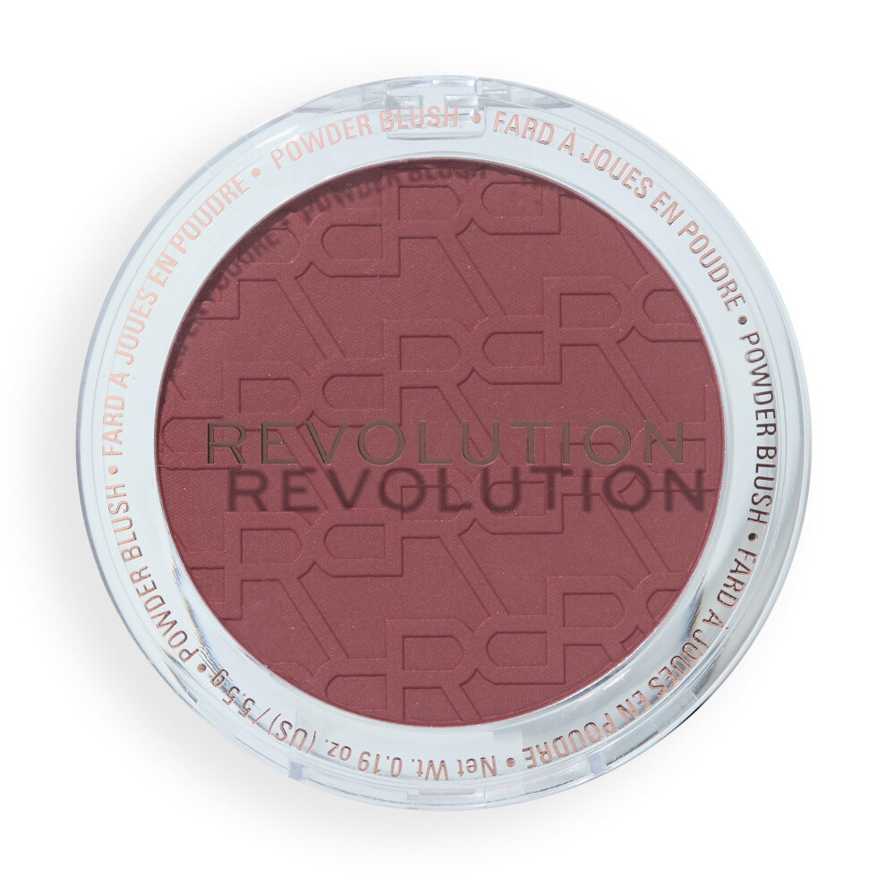 Revolution Beauty London Revolution Blusher Reloaded, Airbrush Effect, Buildable Blush, Soft Matte Finish, Vegan & Cruelty-Free, Sugar Toast, 7.5G