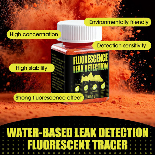 Drain Dye, Leak Detection Dye, Drain Tracing Dye Fluorescein, 30g 1