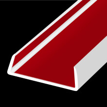 Rubber Edge Trim, Flexible Self Adhesive U Shaped Peel and Stick Edge Banding, 63.5mm(2-1/2") Big Size U Channel Edge Protector