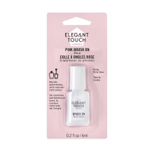Elegant Touch Brush On Nail Glue Pink 6ml