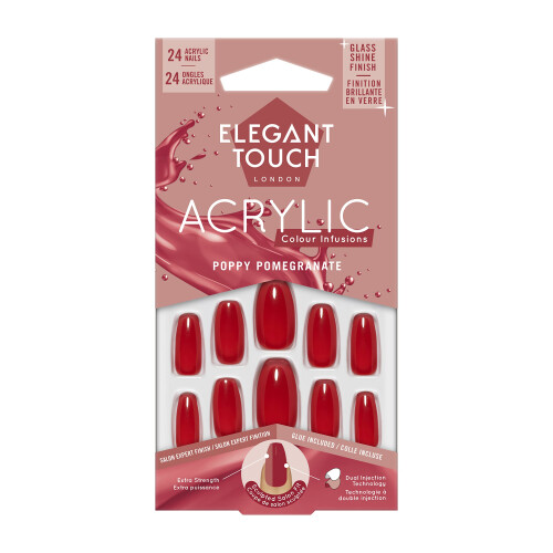 Elegant Touch Elegant Touch Colour Acrylics Poppy Pomegranate