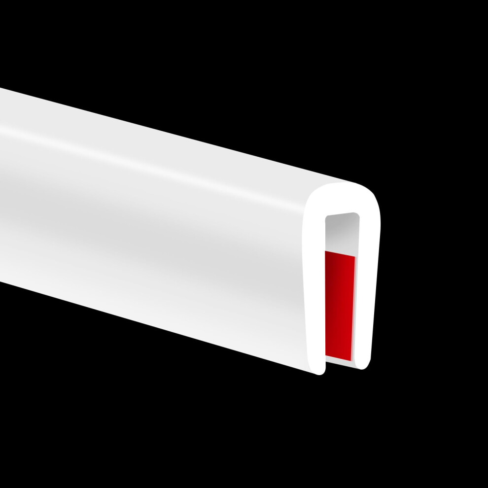 Yanruipro Rubber Edge Trim, Flexible Baby Proof Edge Trim For Sharp Edge, 2Mm(3/32") U Channel Edge Protector