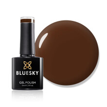 Bluesky Gel Nail Polish, Faux Fur 80538, Dark Brown, UV/LED Soak-Off Gel Polish, Long Lasting, Chip Resistant, 10ml