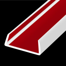 Rubber Edge Trim, Flexible Self Adhesive U Shaped Peel and Stick Edge Banding, 38mm(1-1/2") Big Size U Channel Edge Protector