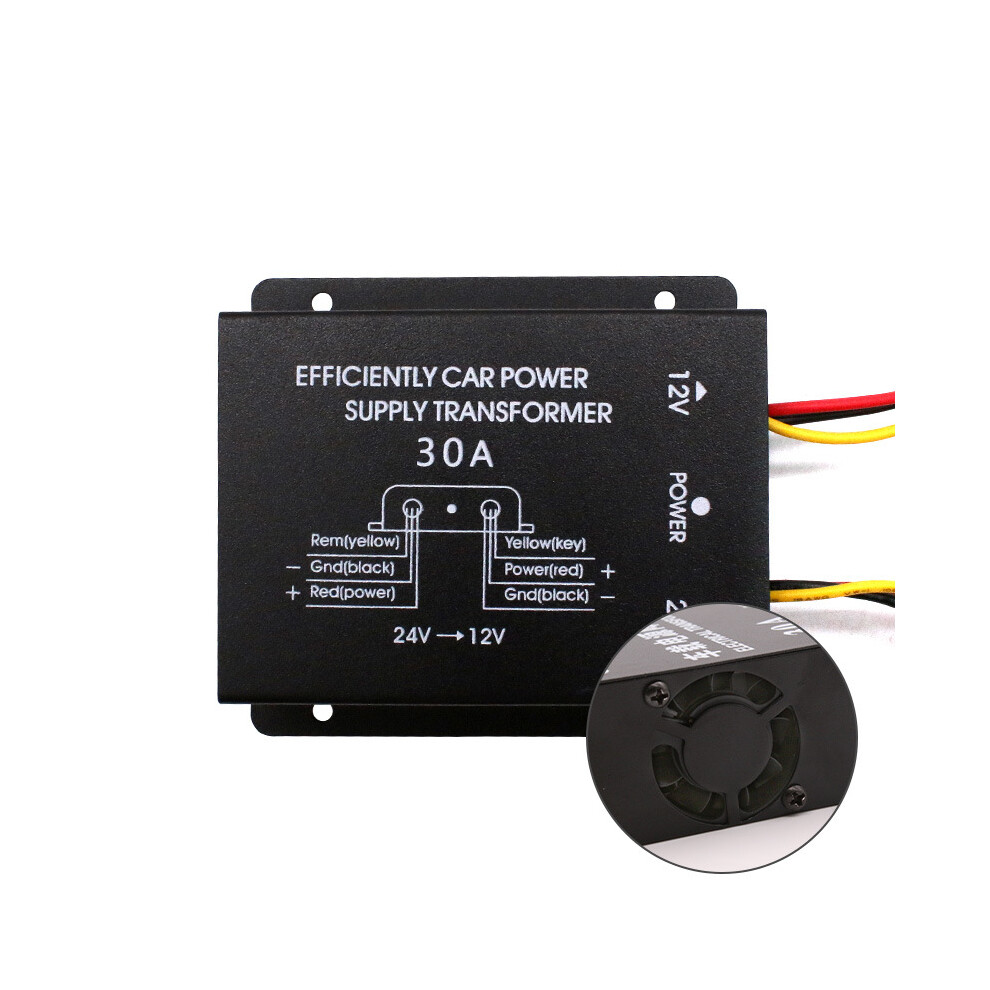 (10A) 24V To 12V 10A-30A Car Voltage Reducer Power Converter Step Down Inverter 123643762927