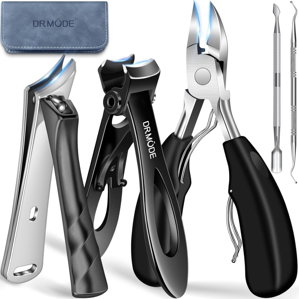 Drmode Toenail Clippers For Thick Toenails, Long Handled Toe Nail Clippers For Thick Nails For Seniors With Wide Opening