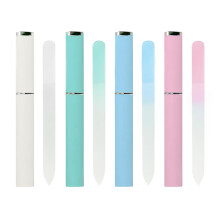 Sularpek 4 Pack Glass Nail File, Glass Nail Files for Natural Nails, Crystal Nail File, GlassNail Files with Case