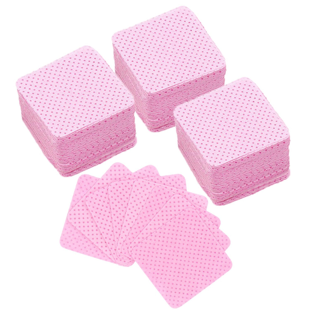 Xmbygey 300 Pcs Lint Free Wipes For Nails, Nail Wipe Pads Lint Free Wipe Nail Art Uv Gel Polish Absorbent Remover Wipes For Diy Nails