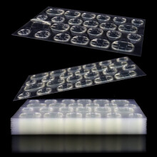 Allstarry 288pcs (12 Sheets) Adhesive Tabs Waterproof Breathable Double-sided Jelly Nail Sticker Super Sticky False Nail Glue Sticker Transparent