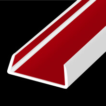 Rubber Edge Trim, Flexible Self Adhesive U Shaped Peel and Stick Edge Banding, 45mm(1-3/4") Big Size U Channel Edge Protector