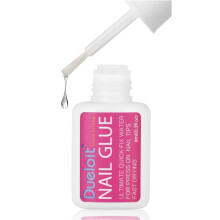 LOPHE Extra Strong Nail Glue, Nail Glue with Brush for Nail Repair, Long Lasting Nail Tip Adhesive Bond Glue