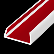 Rubber Edge Trim, Flexible Self Adhesive U Shaped Peel and Stick Edge Banding, 35mm(1-3/8") Big Size U Channel Edge Protector