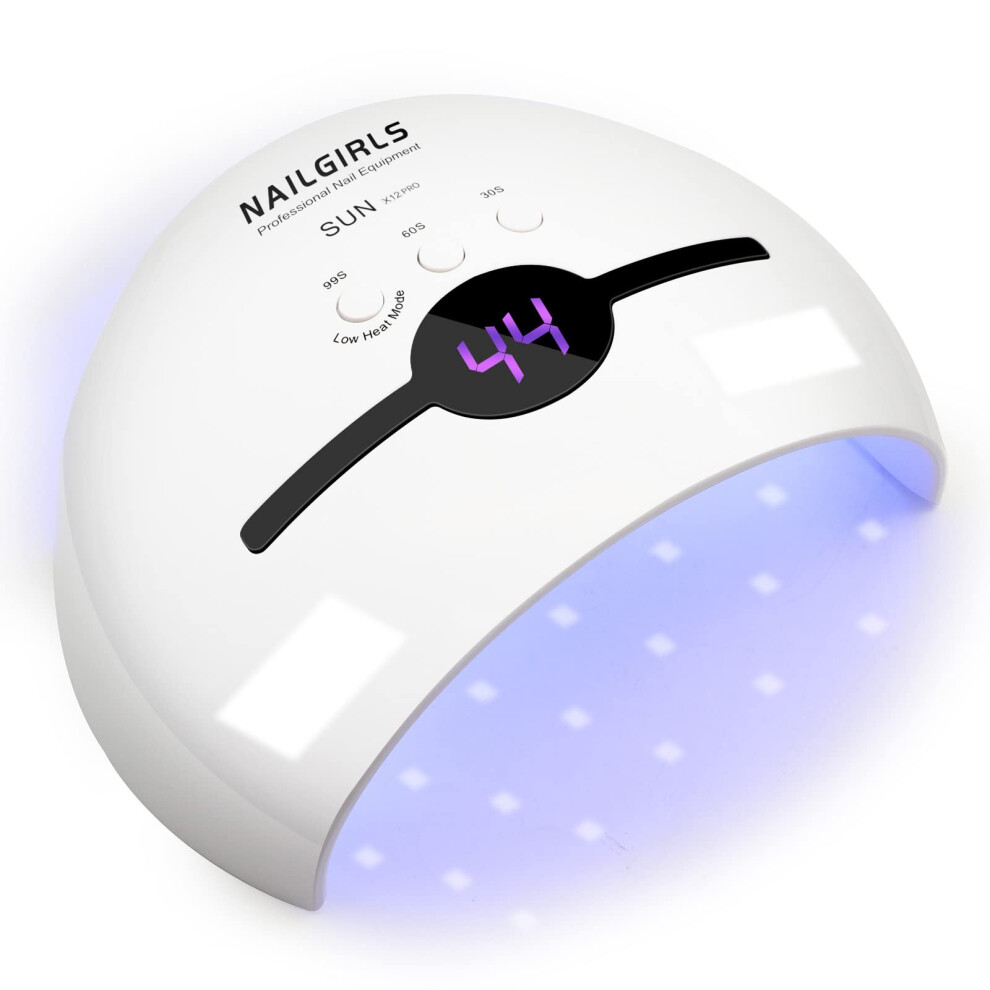 Nailgirls Portable Gel Uv Led Nail Lamp, 48W Led Uv Nail Lamp For Gel Nails Polish Manicure & Pedicure