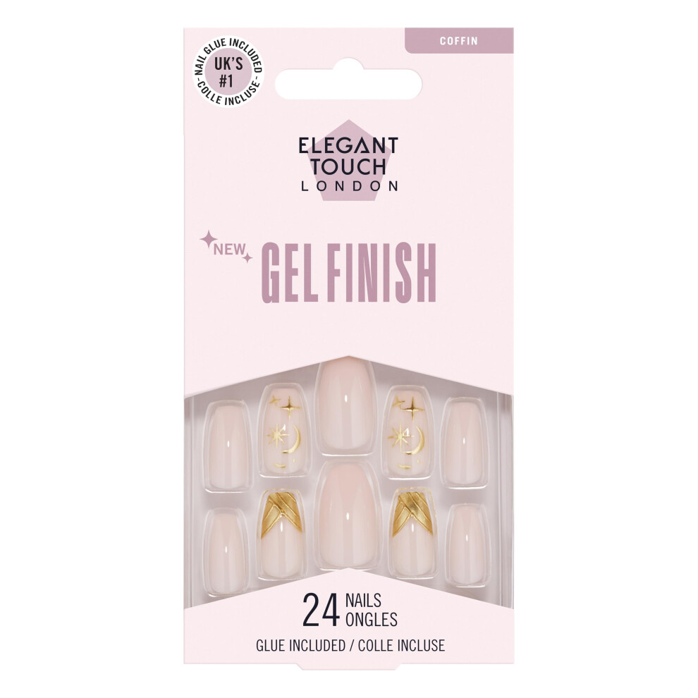 Elegant Touch Gold 3D Gel Finish Starstruck
