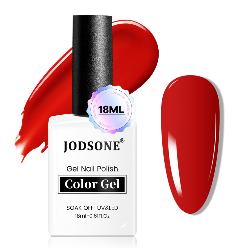 Jodsone Light/Red Gel Nail Polish 18Ml Gel Polish Long-Lasting Art Design Manicure Salon Diy At Home Soak Off U V Led Nail Art Gifts For Women
