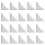 INCREWAY 20 PCS Corner Protector, Shielding Angle, Brass Decorative Edges and Corners, Triangle Carved 1