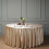 Rund polyesterduk 355 cm champagne 5
