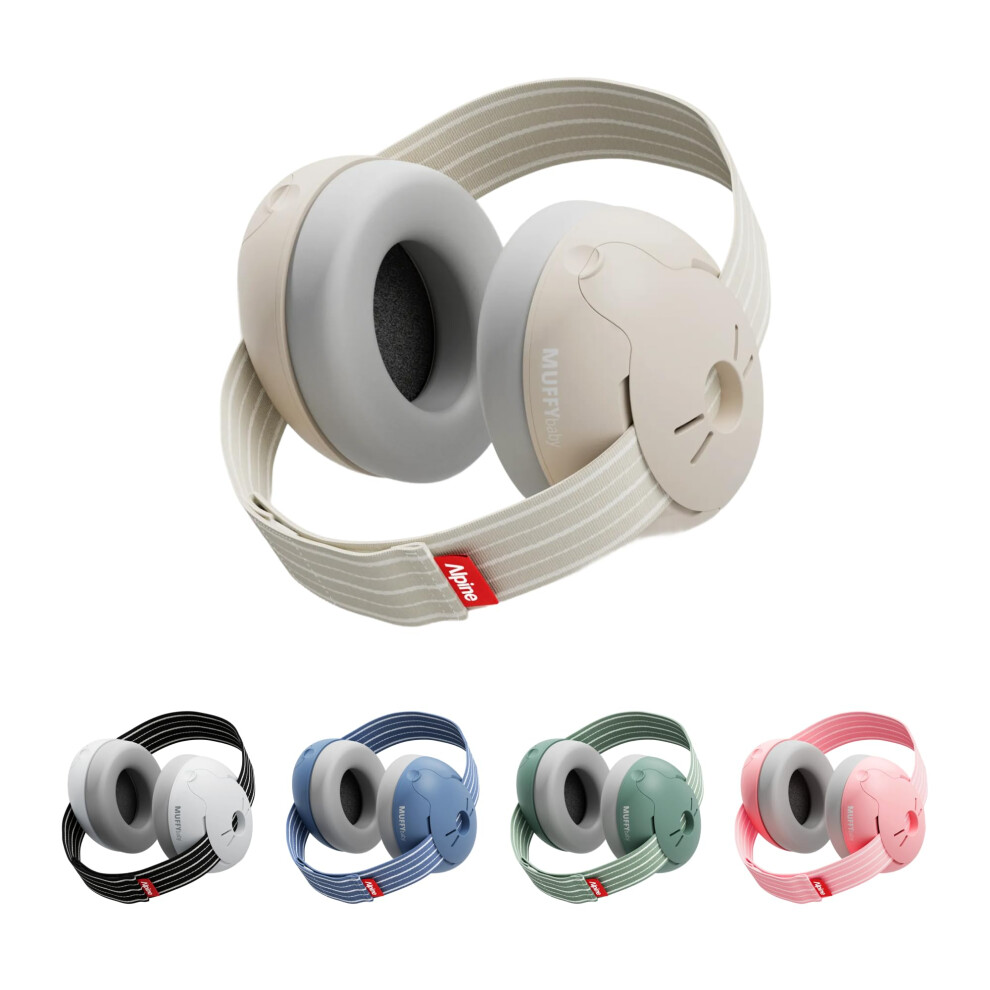 Muffy Baby Ear Defender For Babies And Toddlers Up To 48 Months - Ce & Ukca Certified - Noise Reduction Earmuffs Unisex Kids Alpine