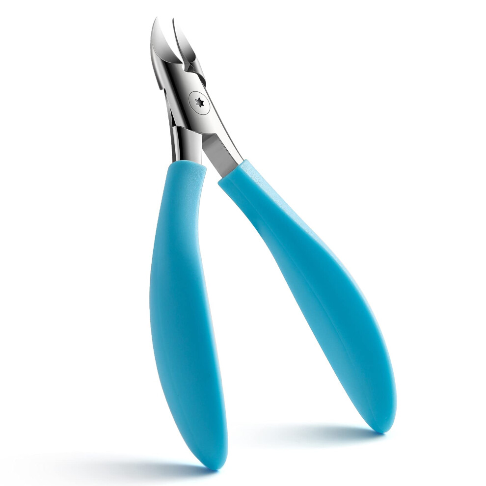 Fvion Toenail Clippers For Thick Nails - Long Handle Nail Clippers For Thick Nails, Wide Jaw Ingrown Toenails Clippers
