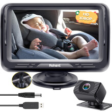 Rohent Baby Car Camera HD 1080P for Backseat: USB Plug and Play Easy to Install