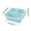 Wheat Straw Bento Box 3-Compartment Reusable Lunch Container 3